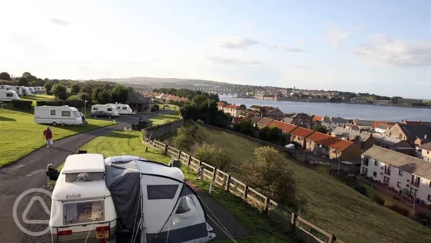 Berwick Seaview Caravan Club Site in Berwick-Upon-Tweed, Northumberland