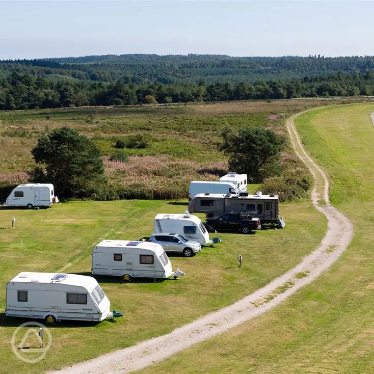 Exeter Racecourse Caravan Club Site in 