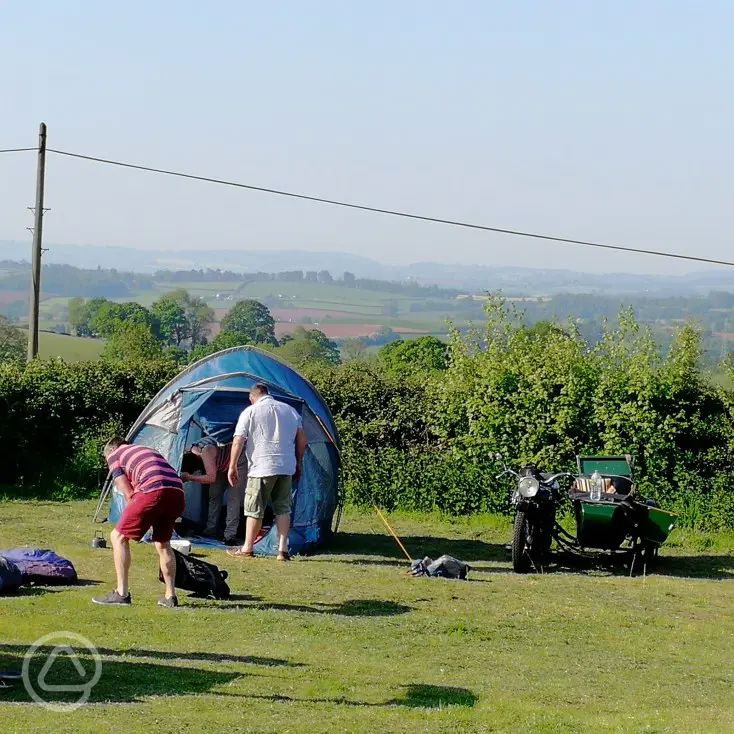 The Plough Inn Campsite in Hereford, Herefordshire