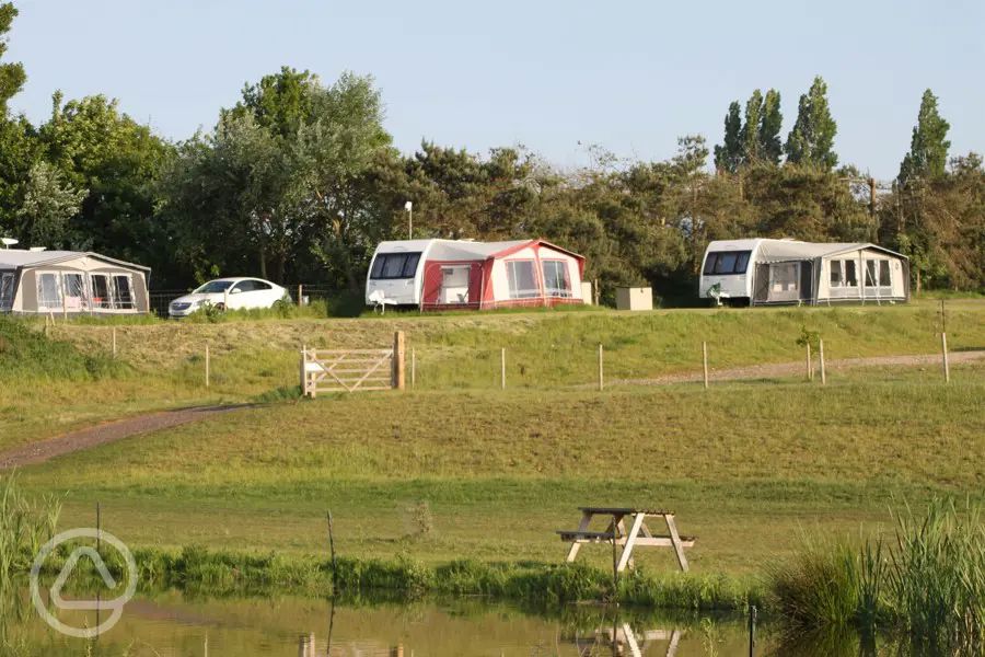 Steadings Park Caravan Site in Woodbridge, Suffolk