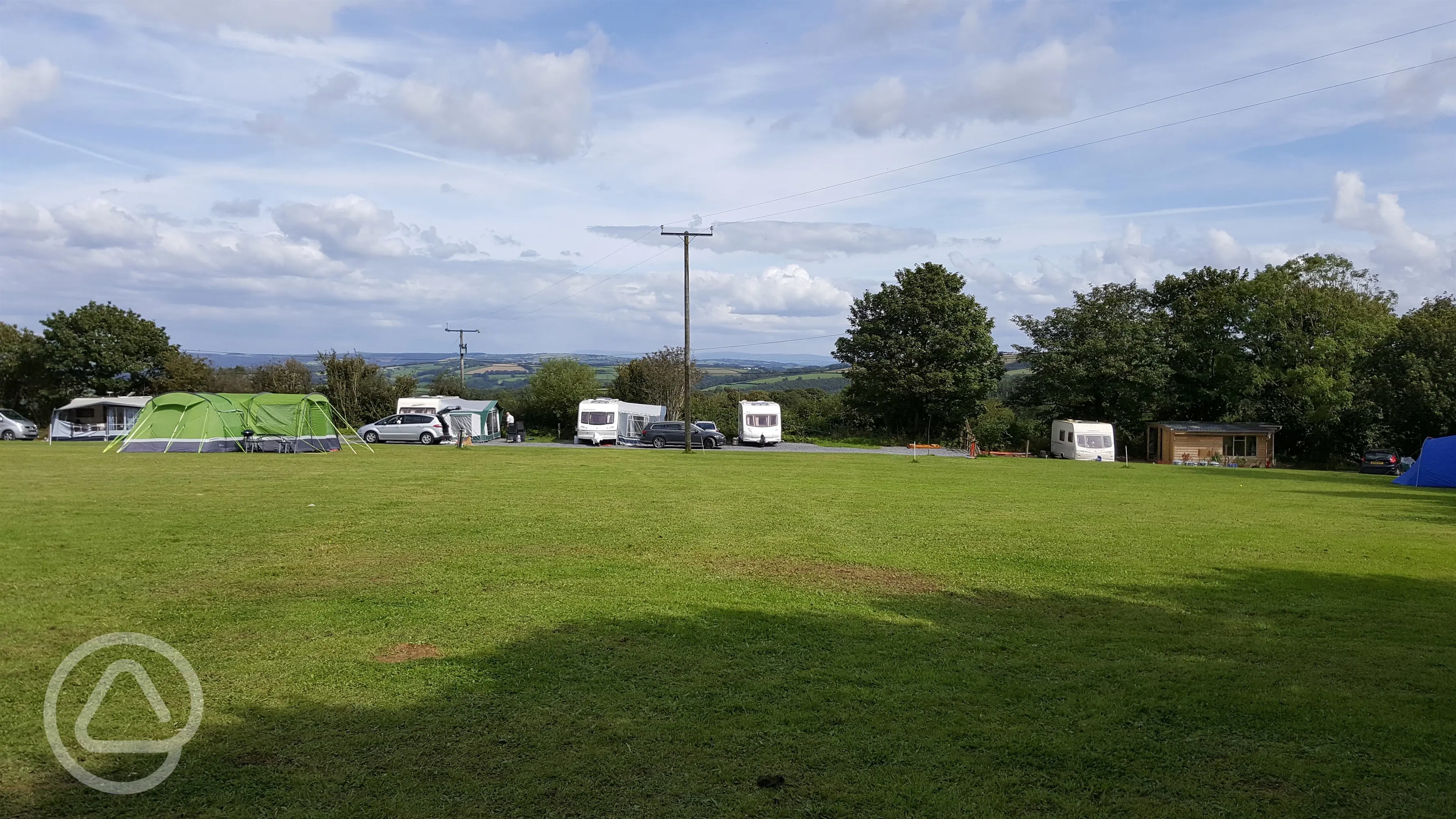 Woodland Rise Camping and Caravan Park in Carmarthen, Carmarthenshire