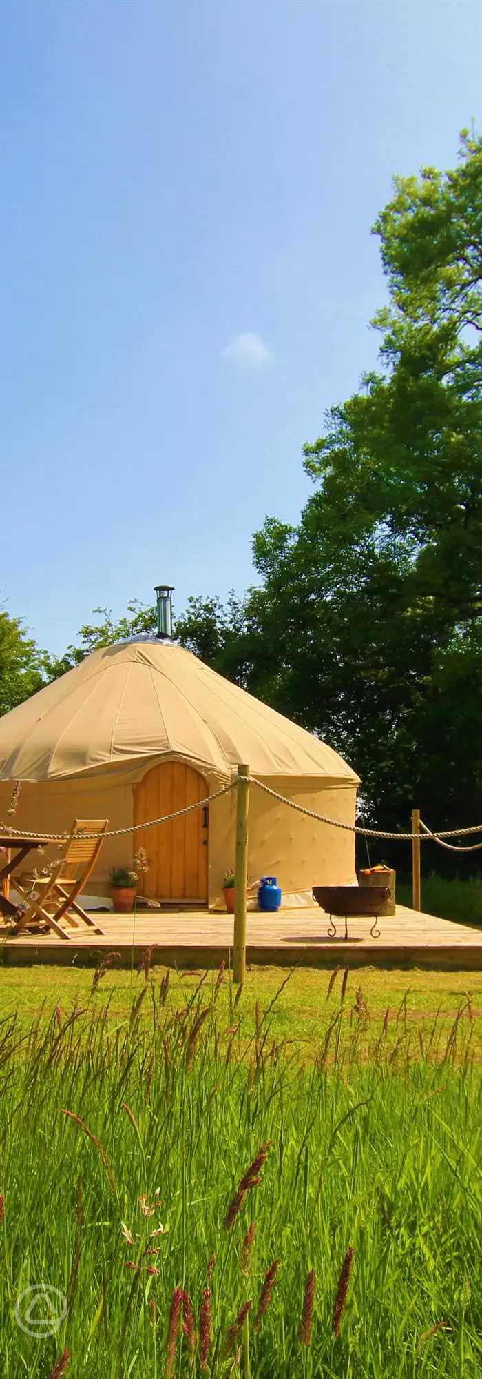 Yurtshire Fountains in Ripon, North Yorkshire