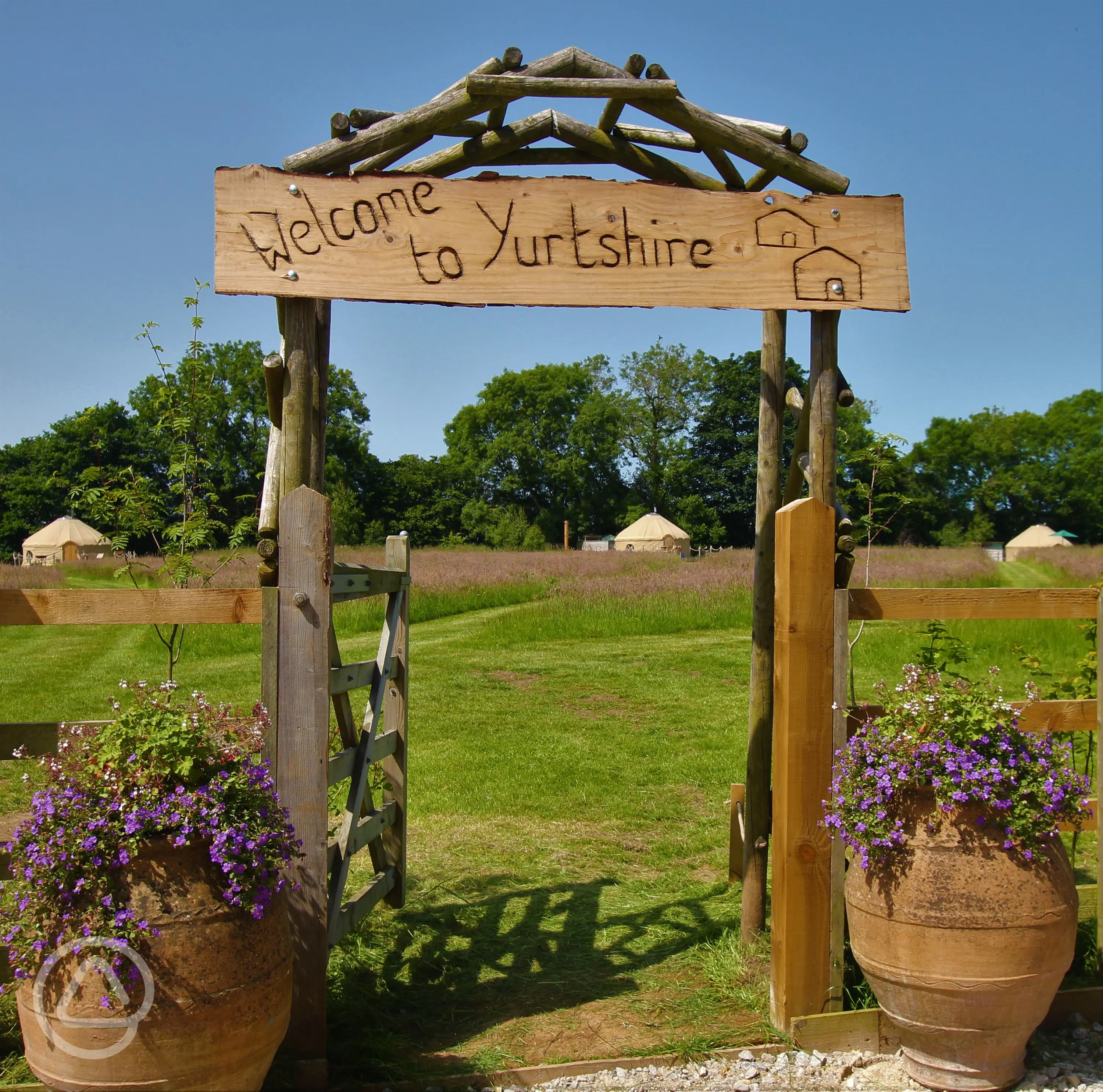 Yurtshire Fountains in Ripon, North Yorkshire