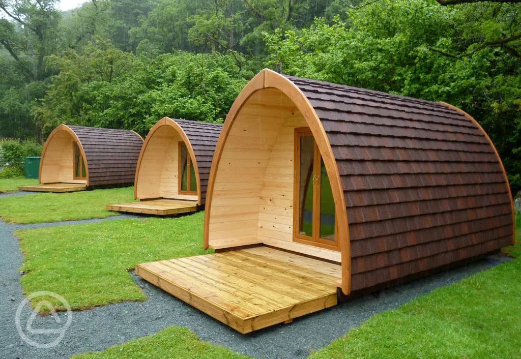 Glamping pods and camping pods in Keswick