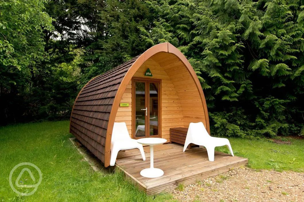 Glamping pods and camping pods in the New Forest