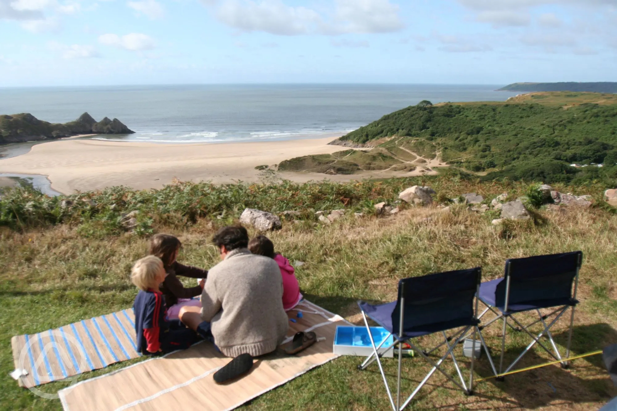 Three Cliffs Bay Holiday Park in Swansea, Swansea