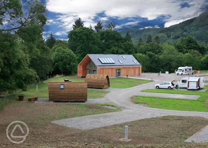 Inverness glamping and camping pods the top Inverness pods