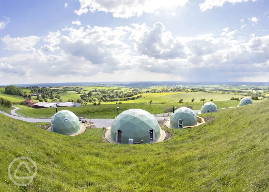 Glamping dome holidays in the UK