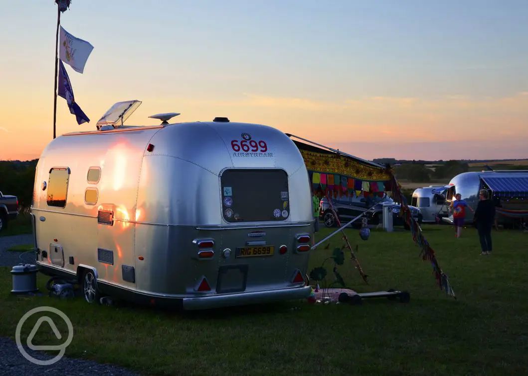 Airstream glamping holidays in the UK