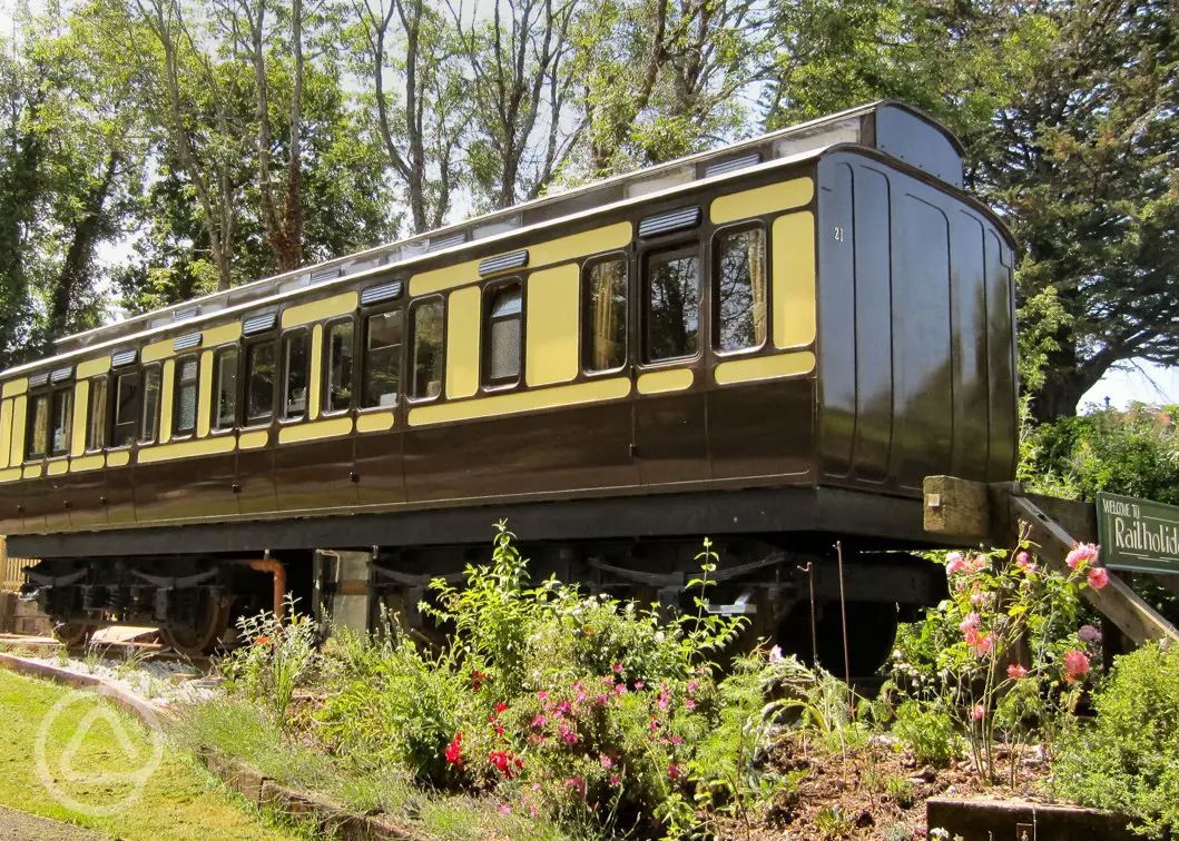 Railway carriage holidays unique glamping in a train carriage
