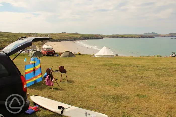 Whitesands Camping in Haverfordwest, Pembrokeshire