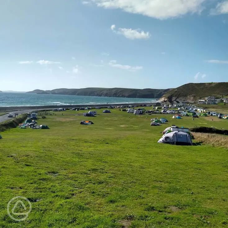 Newgale Campsite in Haverfordwest, Pembrokeshire