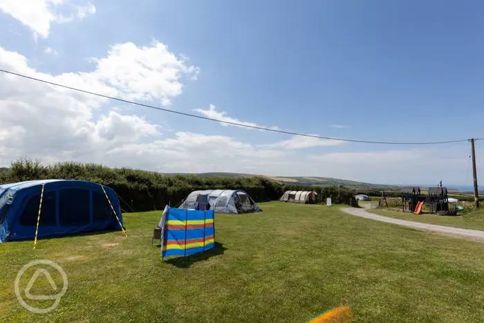 Wideacres Camping in Boscastle, Cornwall - book online now