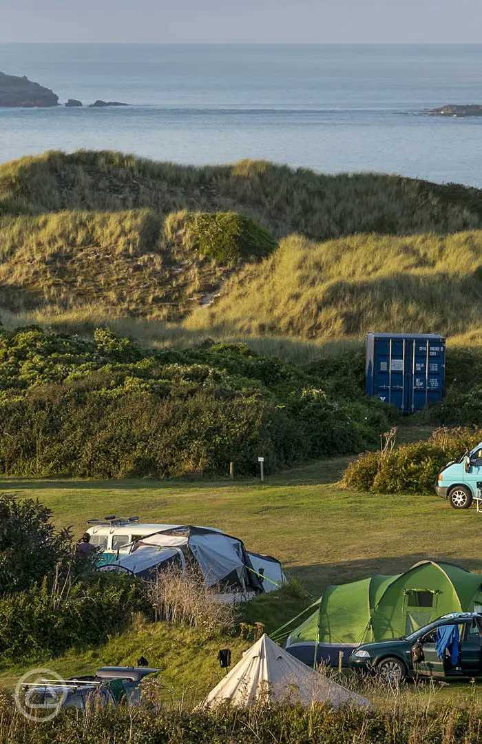 Sandy Acres Campsite in Hayle, Cornwall