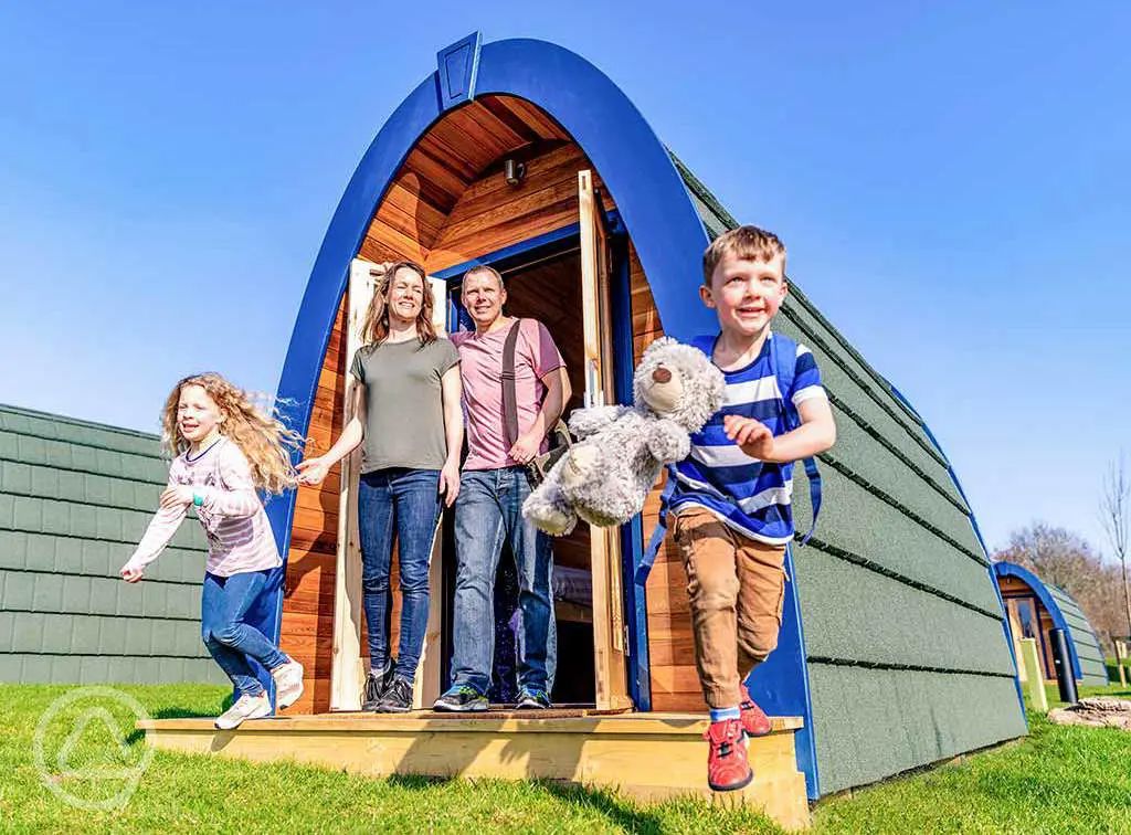 Campsites near Alton Towers theme park in Alton, Staffordshire