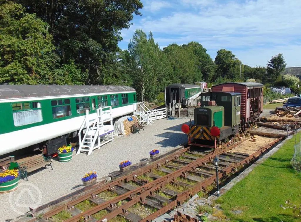 Railway carriage holidays unique glamping in a train carriage