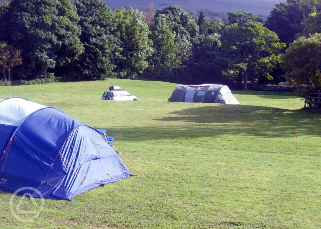 tent campsites with electric hook up