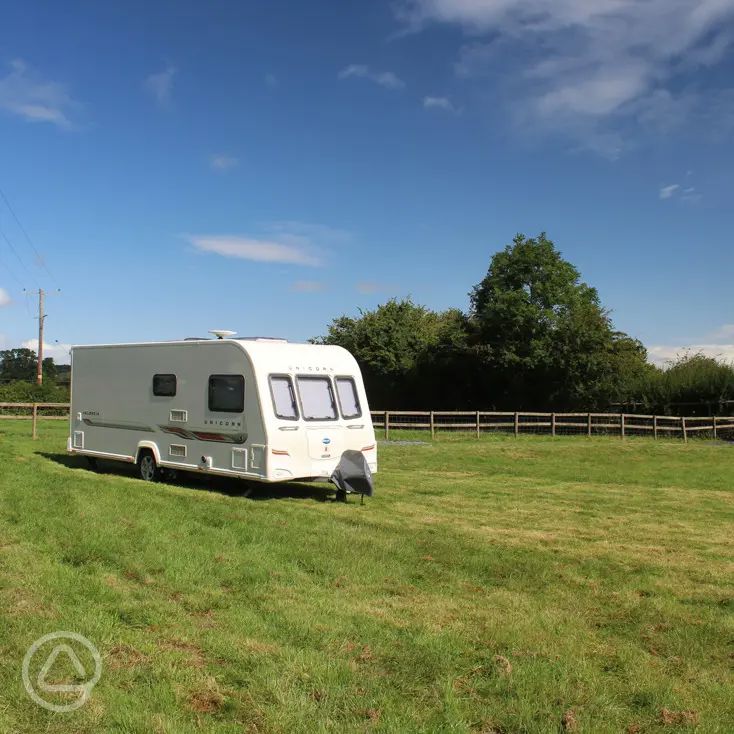 Valais Caravan Park in Bishop's Castle 