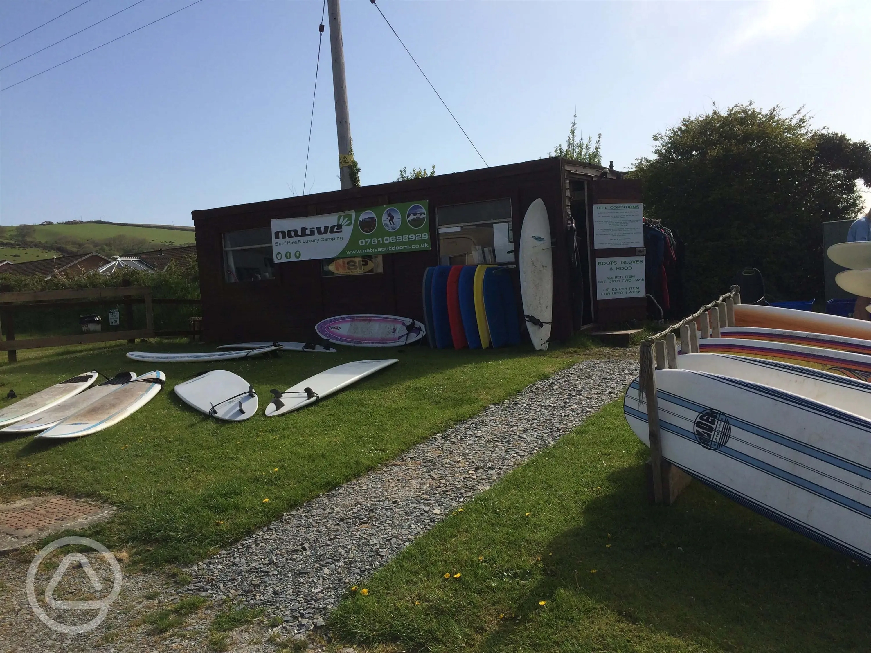 Lobb Fields Caravan and Camping Park in Braunton, Devon