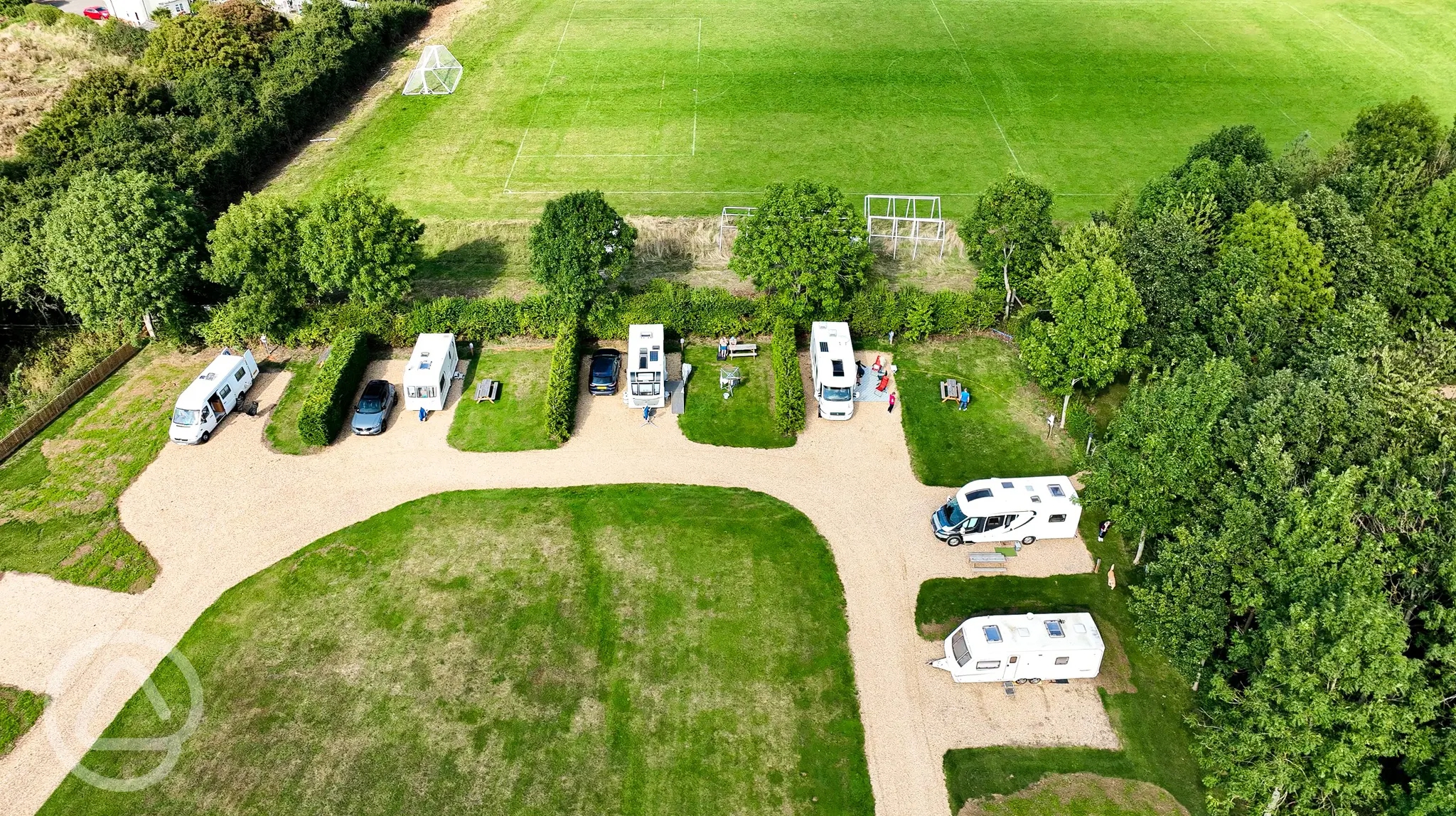 The Grange Camping and Caravan Park in Melton Mowbray, Leicestershire