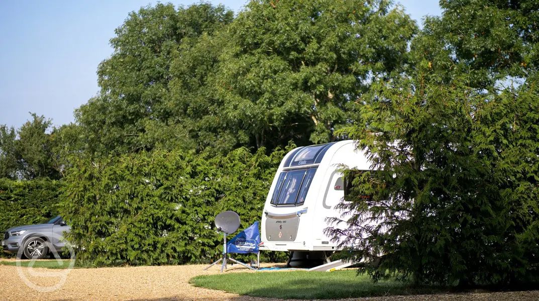 The Grange Camping and Caravan Park in Melton Mowbray, Leicestershire