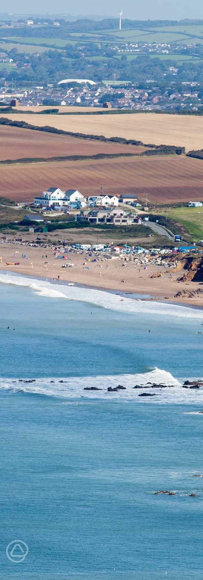 Sandparks Campsite in Bude, Cornwall