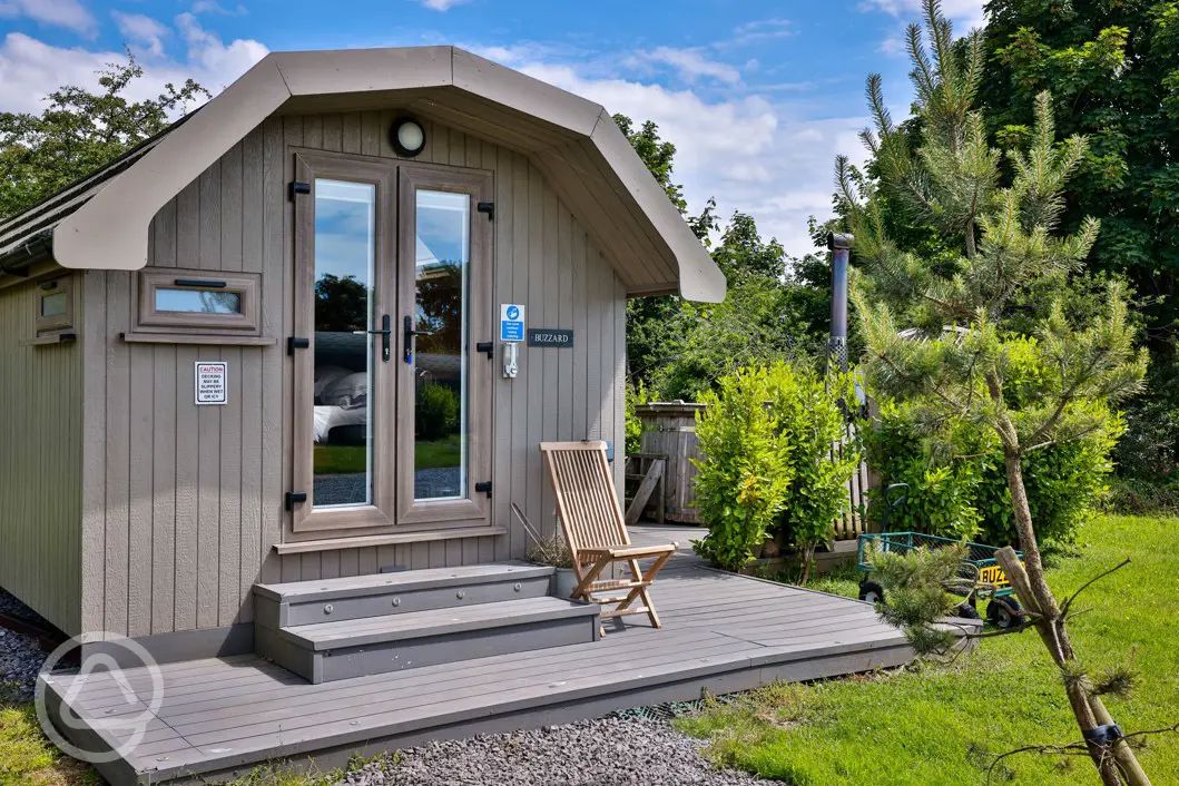 180+ glamping pods with hot tubs