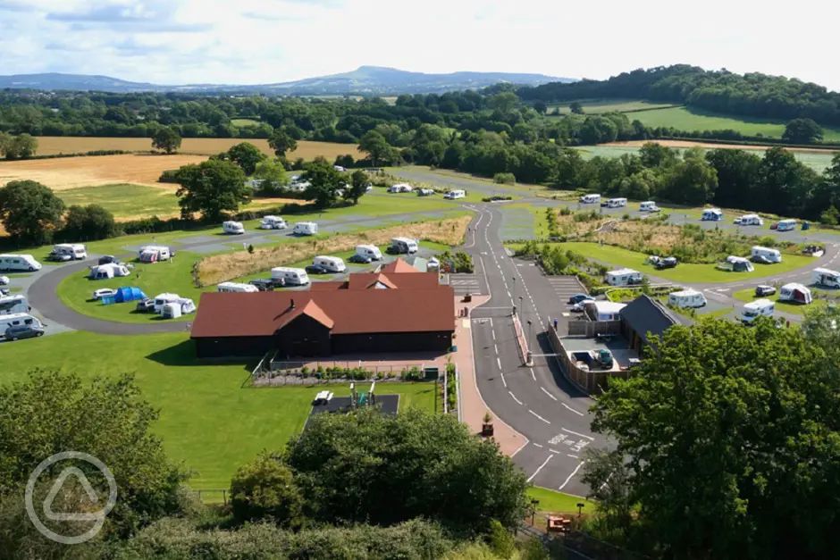 Ludlow Touring Park in Ludlow, Shropshire