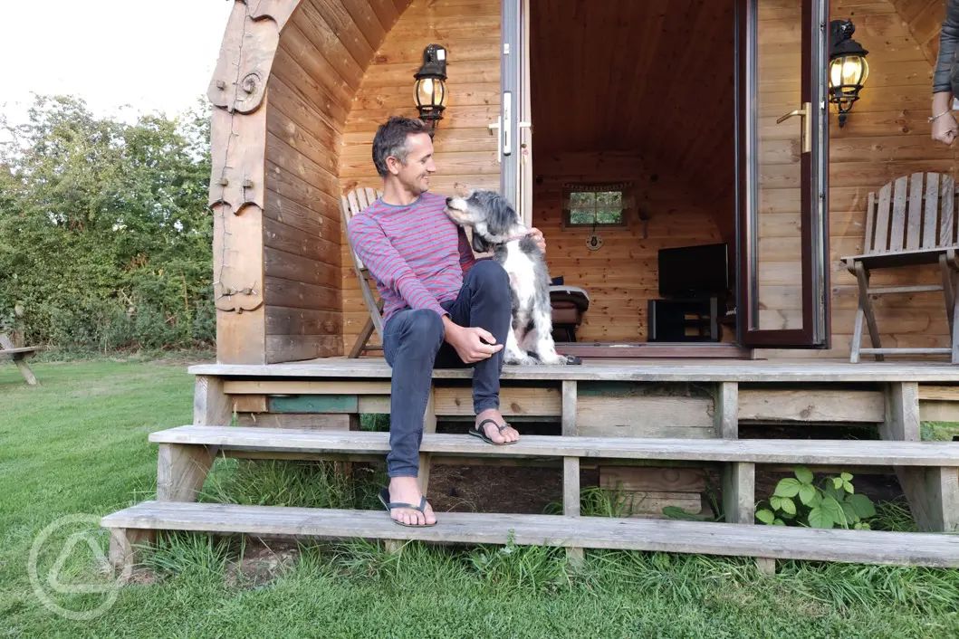 150+ glamping pods with hot tubs