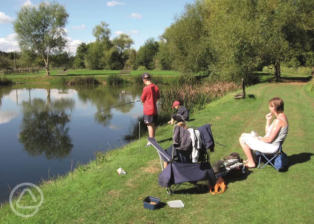 Campsites with fishing in North Somerset