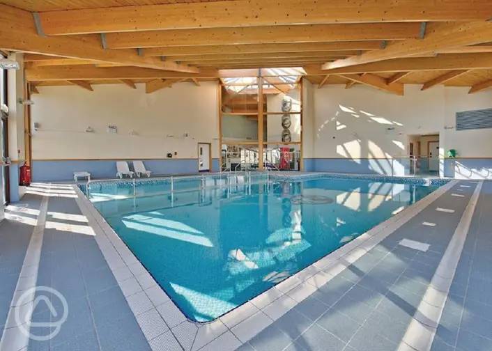 the swimming pool is in the north of the