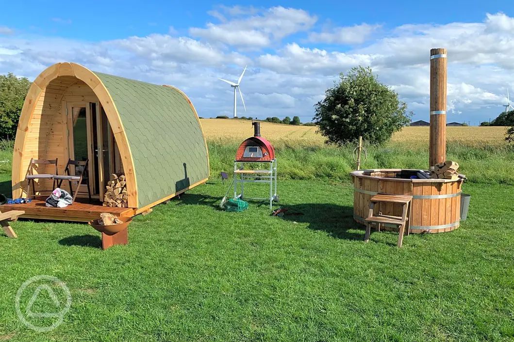 Camping and glamping pods in Beamish, County Durham