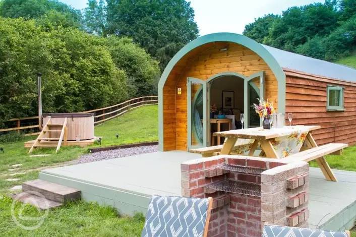 Glamping Pods And Camping Pods With Hot Tubs In The UK