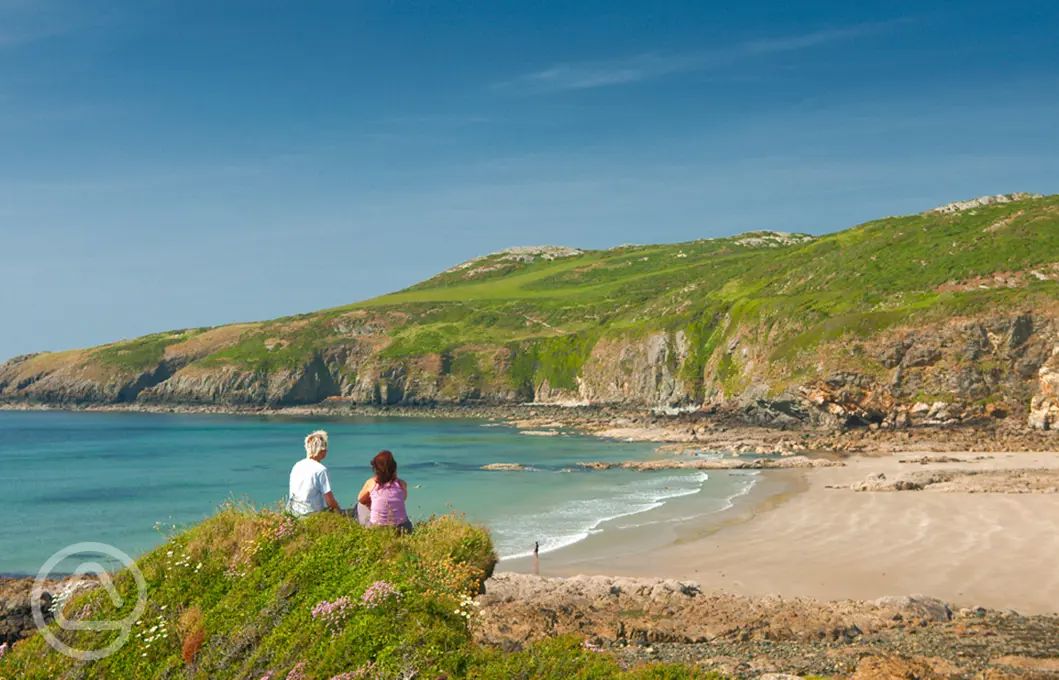 Campsites near the beach in Anglesey