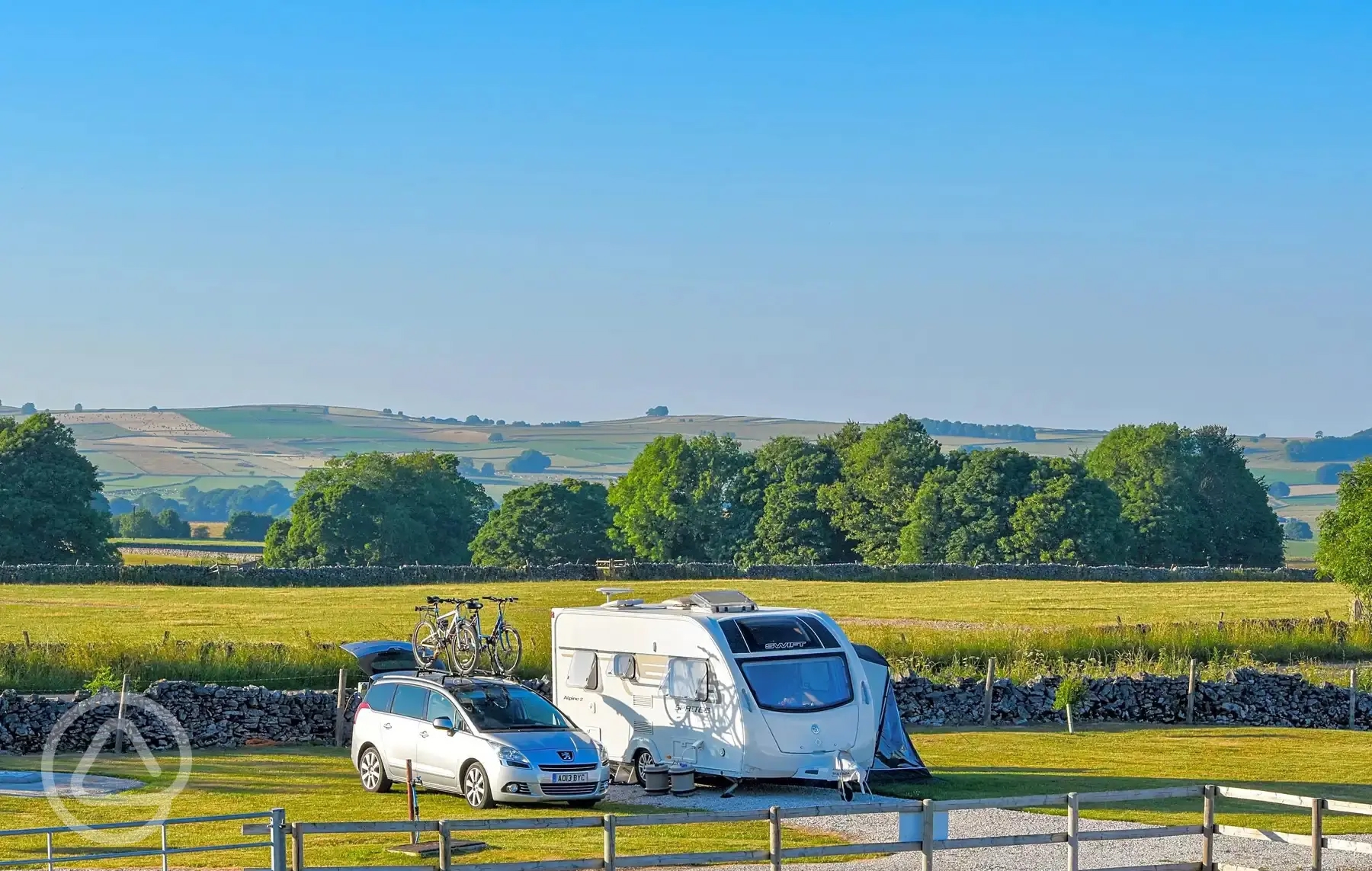 Tagg Lane Caravan Site in Bakewell, Derbyshire