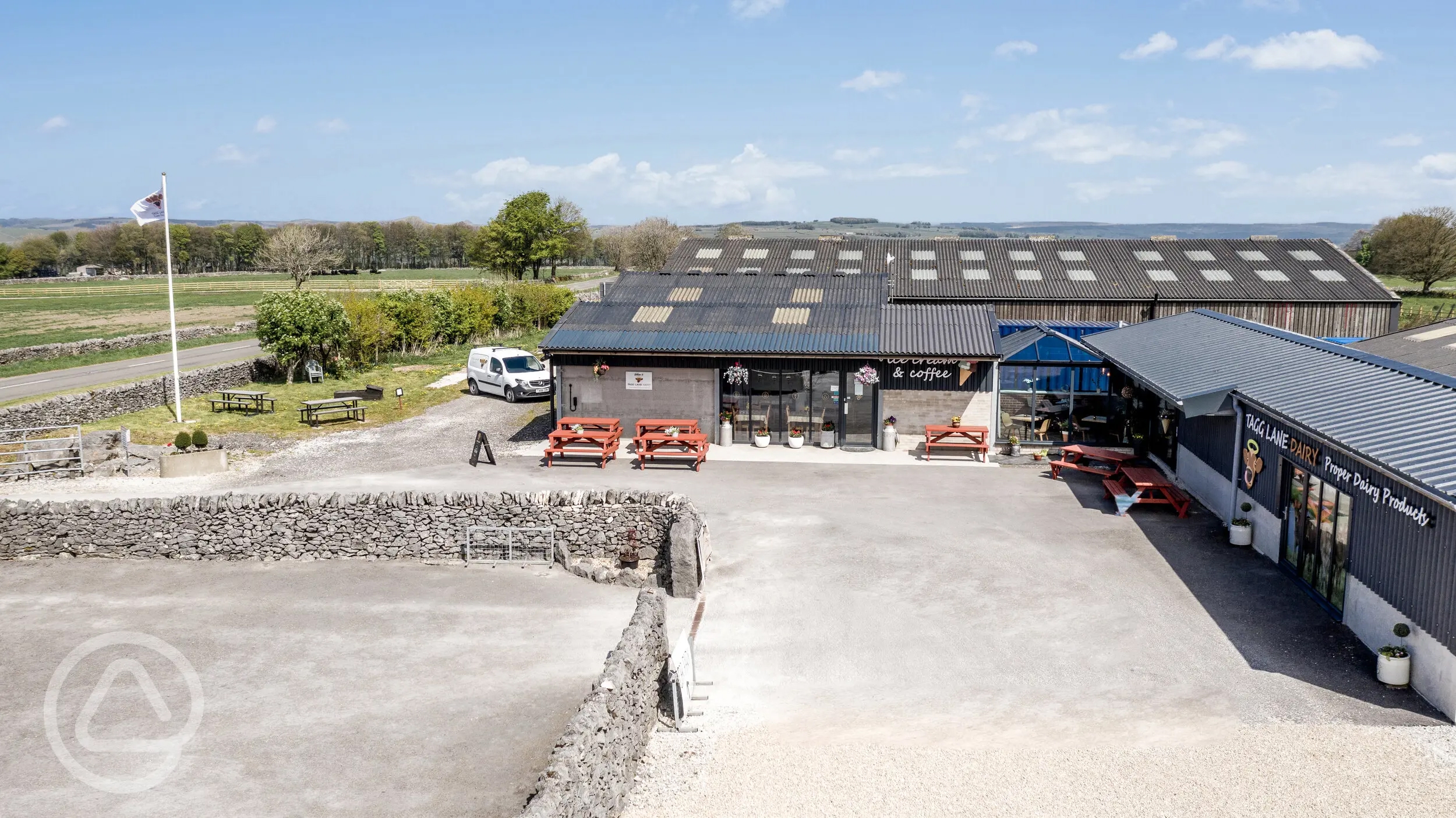 Tagg Lane Caravan Site in Bakewell, Derbyshire