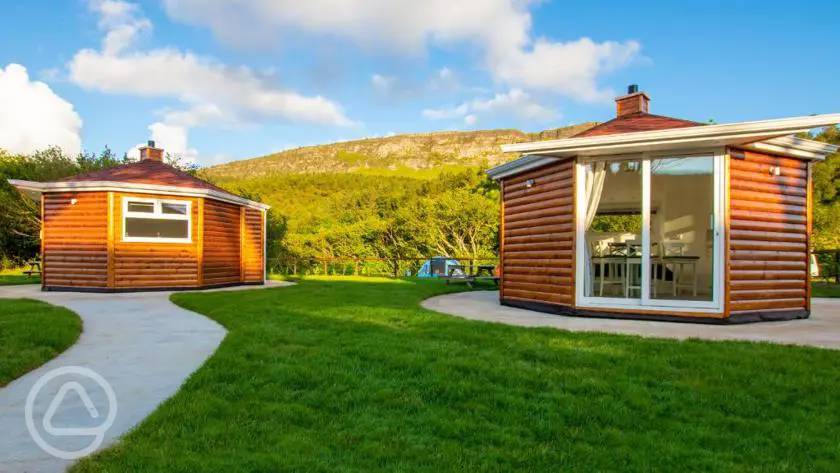 Waterfall Caves Turn-Around-Houses In Limavady, Londonderry