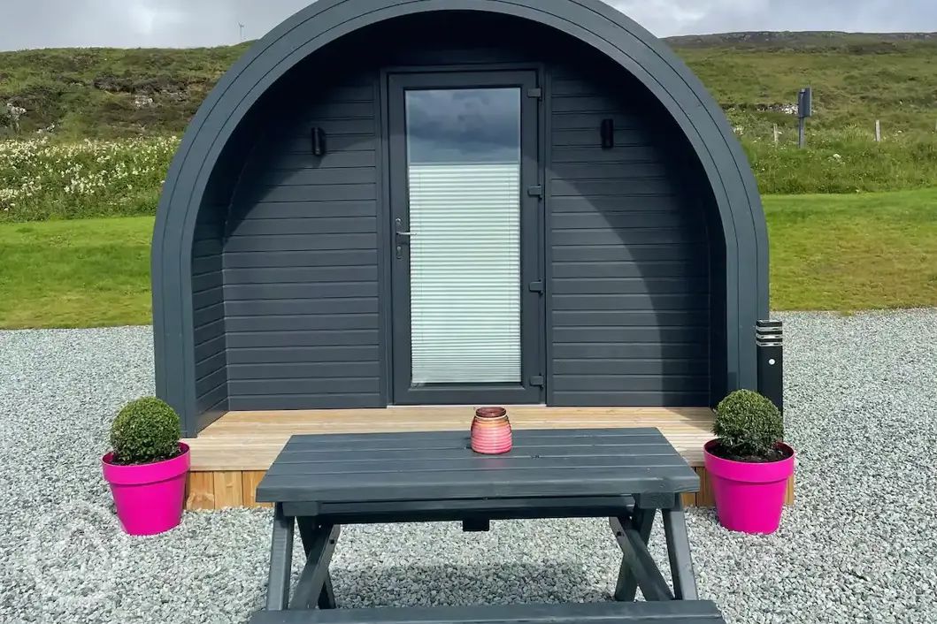 Camping and glamping pods in Invernessshire