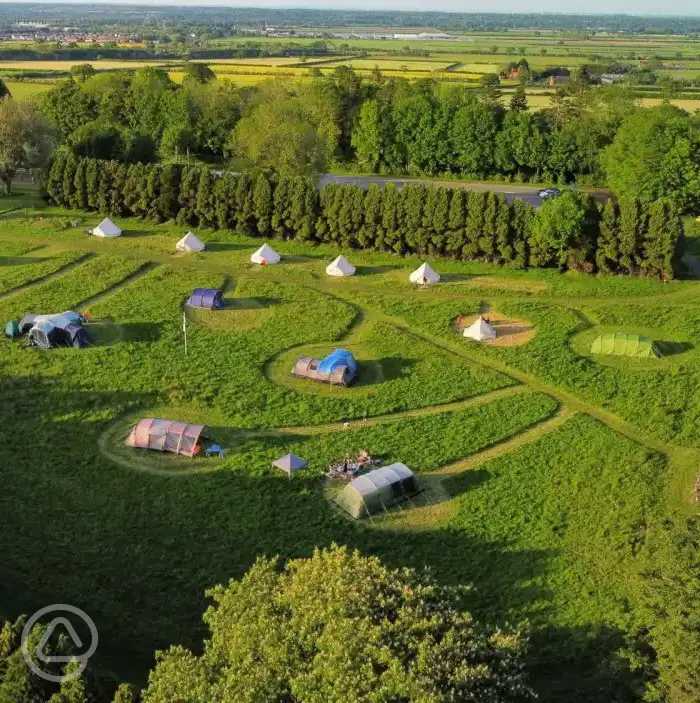 Hawarden Farm Shop Campsite in Hawarden, Flintshire