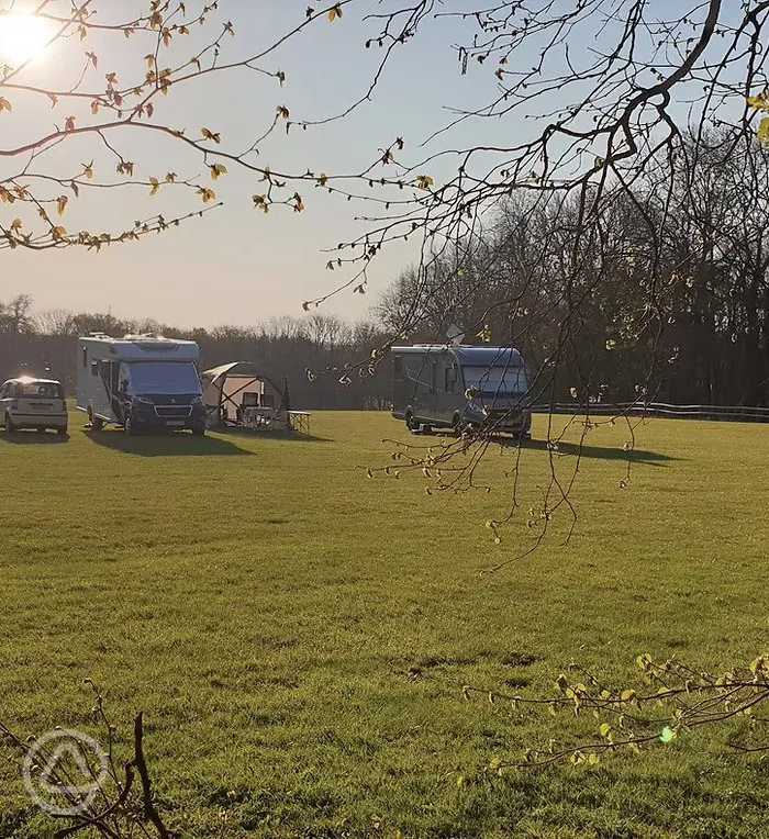 Woodside Field Motorhome Park in Bristol, Gloucestershire