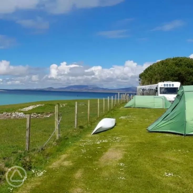 Barra Sands Campsite in Eoligarry, Outer Hebrides