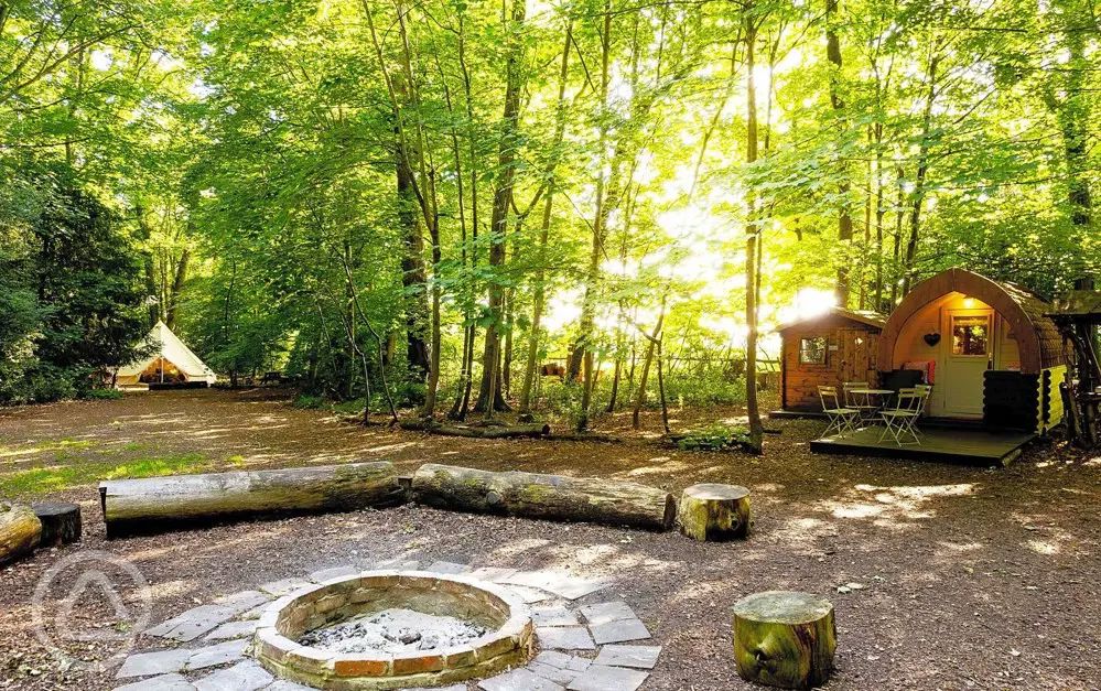 Hollington Park Glamping in Newbury, Hampshire book online now