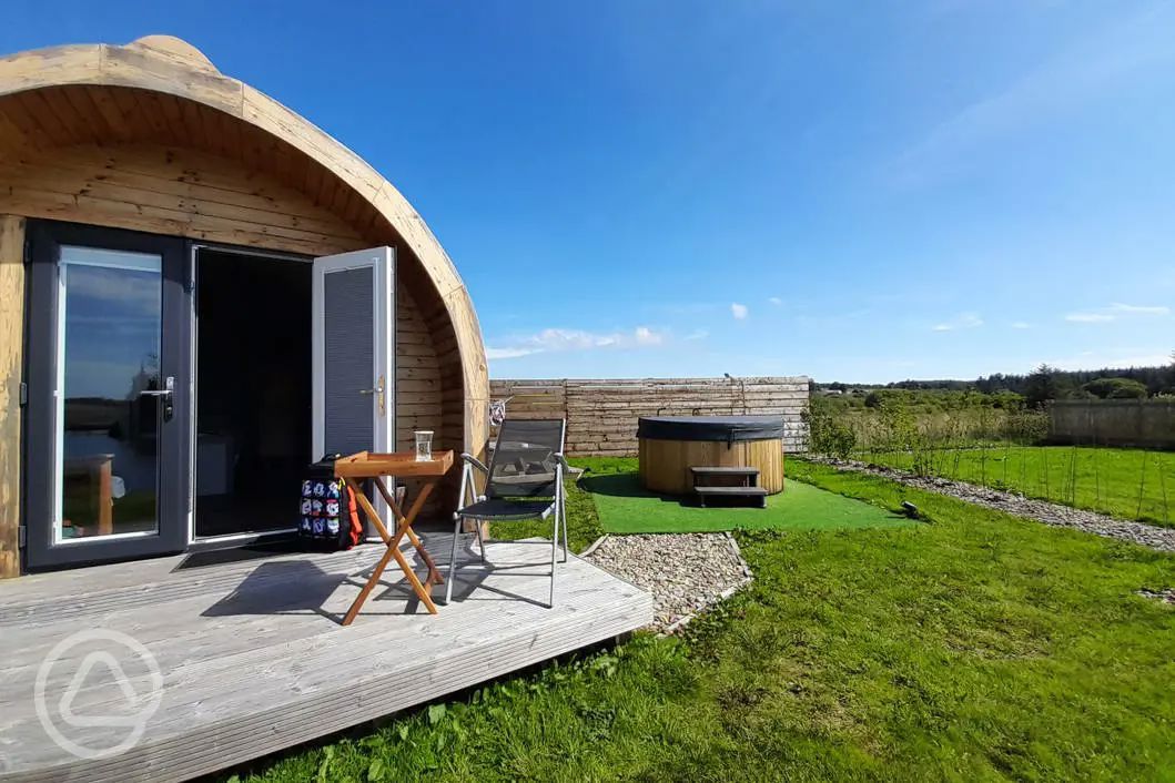 180+ glamping pods with hot tubs