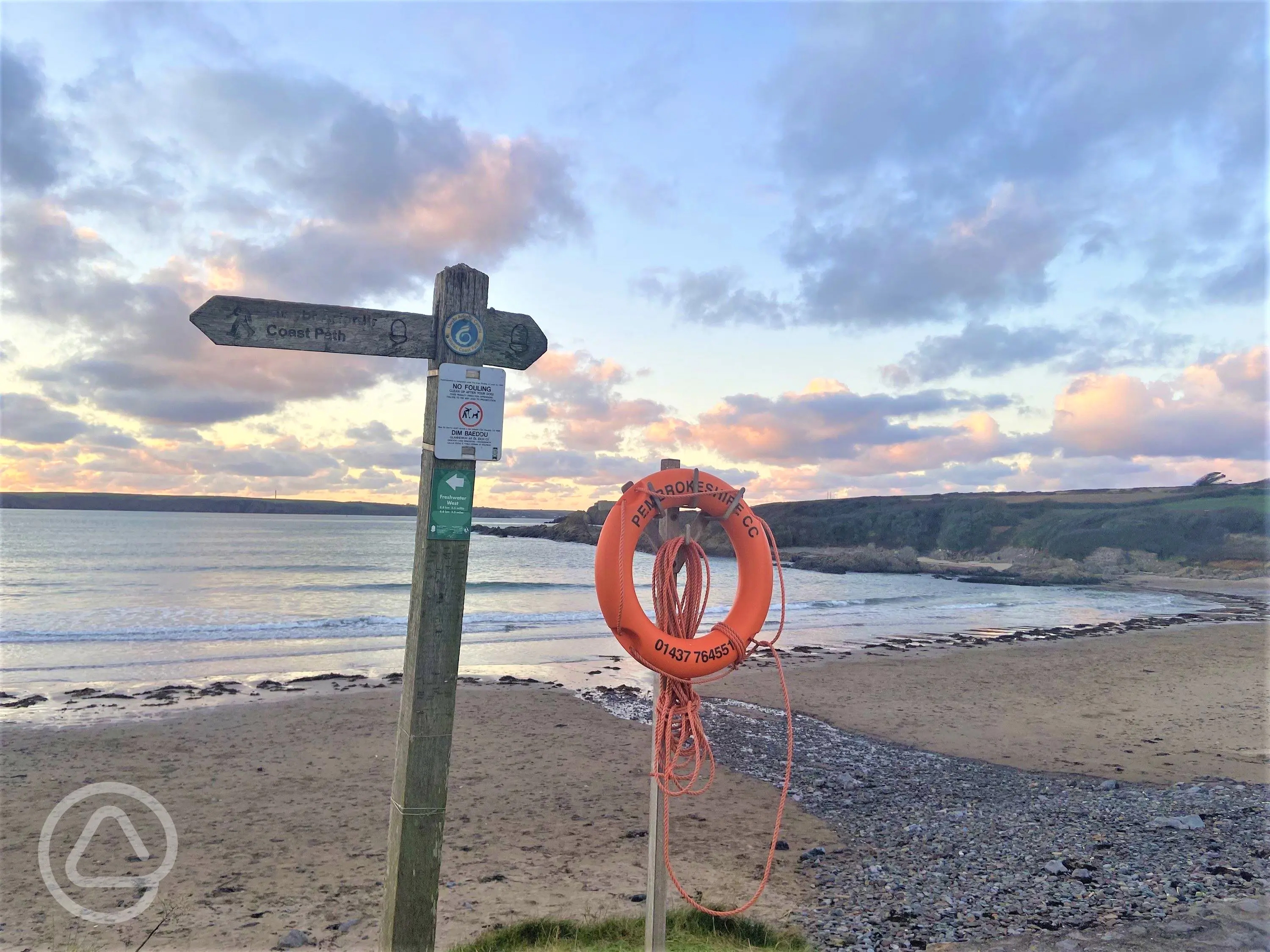 West Angle Bay Caravan Park in Pembroke, Pembrokeshire book online now