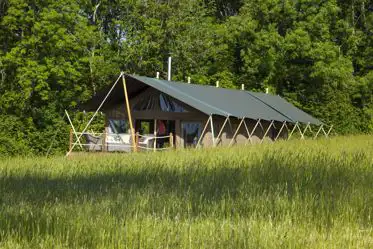 Safari tents in the Highlands