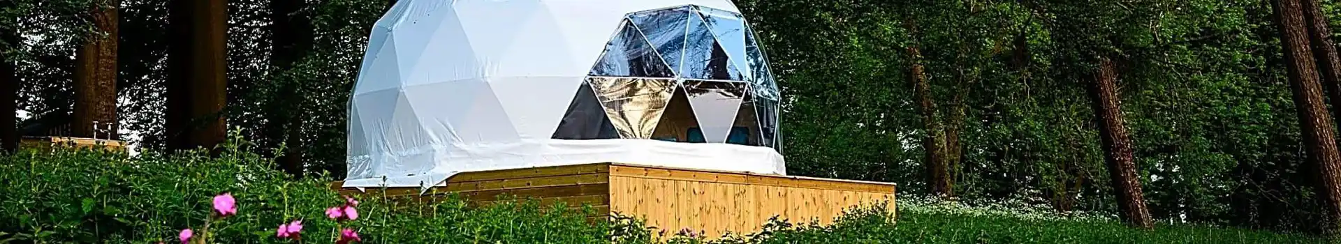 Glamping domes