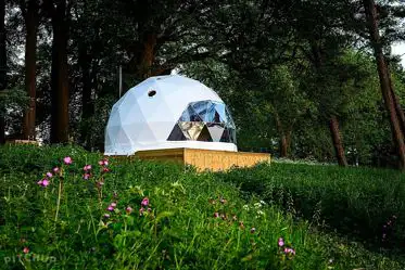Glamping domes in the Inner Hebrides