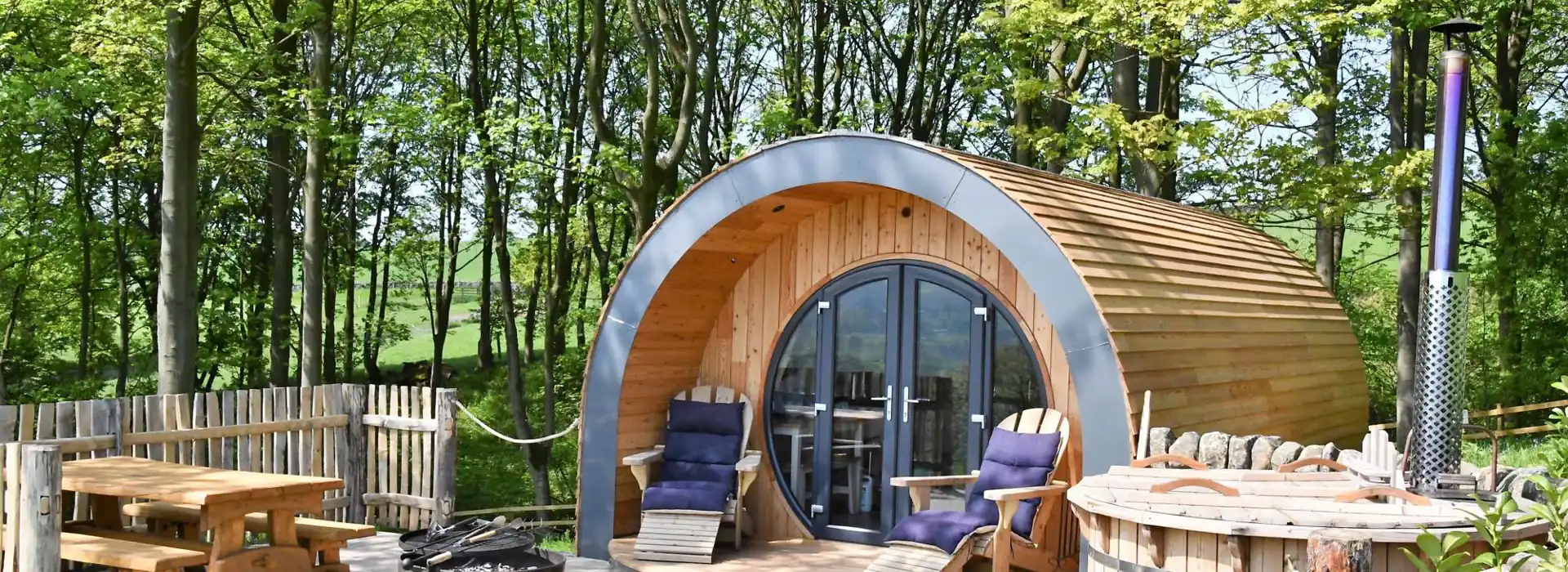 Glamping pods