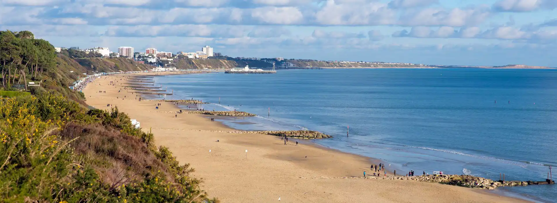 Campsites near Branksome Chine