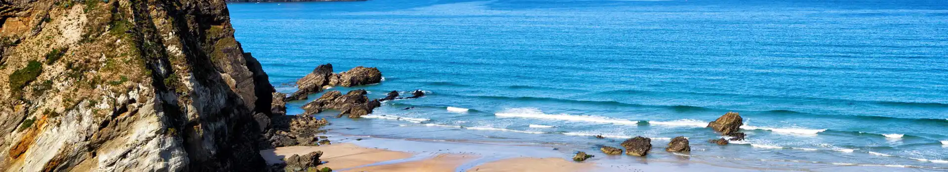 Campsites near Newquay beach